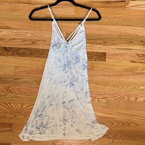 American Eagle Outfitters Blue Tie-Dye Dress
